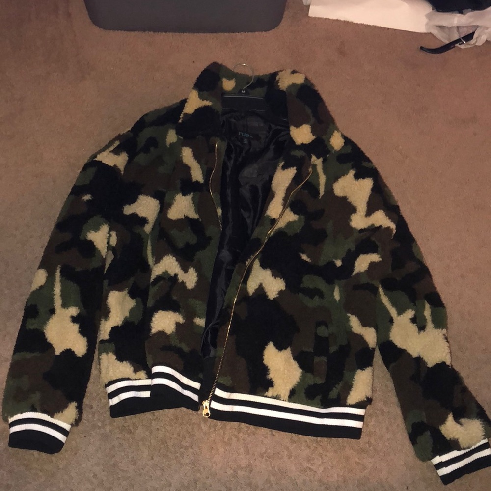 Camo Teddy Jacket
